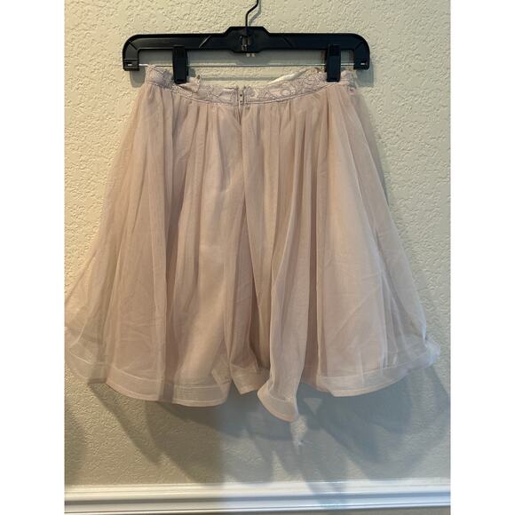 Women’s Sequin Hearts Tulled Fairy Mini Skirt. Size 3 - Picture 3 of 5